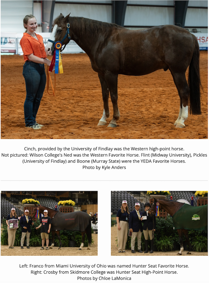 2024 IHSA National Championship Horse Awards