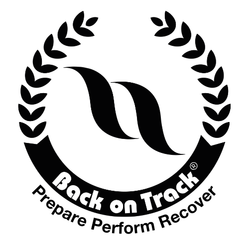 Back on Track Wreath Logo - Prepare Perform Recover