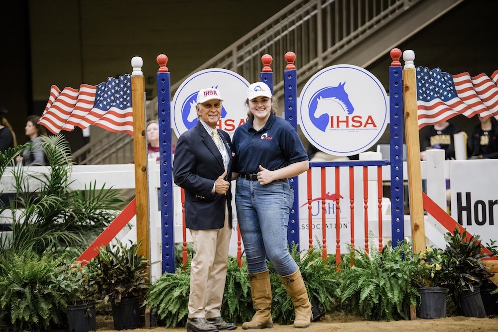 IHSA - Nationals 2023 - Western Sportsmanship Award - Volunteer - Credit EQ Media