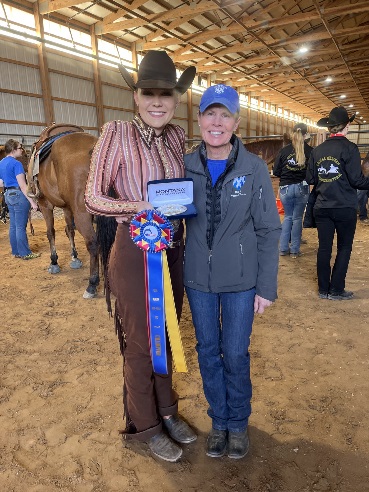 WSF WVU Ind Open Horsemanship Sara Beth Felker and Carla Wennberg