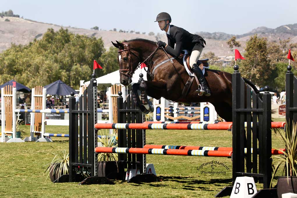 Michael Andrade from Centenary University at the Platinum Performance USEF Talent Search West Finals_ Photo by Captured Moment Photography